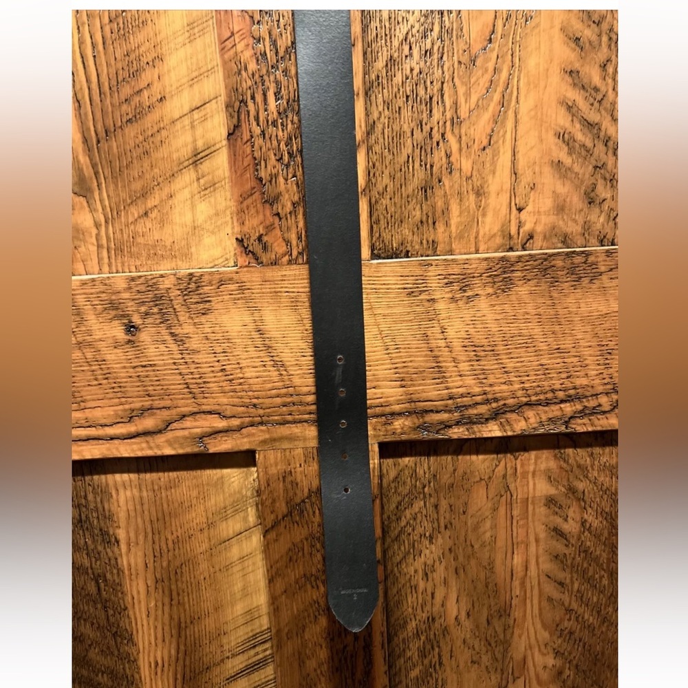 Carhartt Journeyman Belt Black 34 Full Grain Leather Career Minimalist NWT - Picture 9 of 16